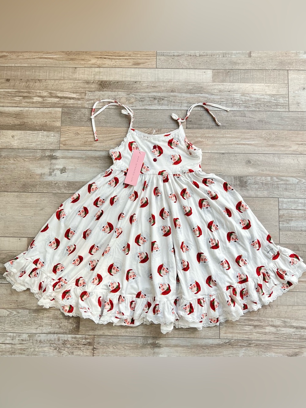 NWT Jane + Jo Girls House Dress in Dear Santa Size 14/16